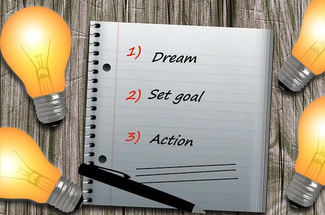 sonhe, defina objetivos e tome ação!